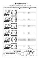 Ćwiczenia z zegarem - Kiedy odjeżdża pociąg?