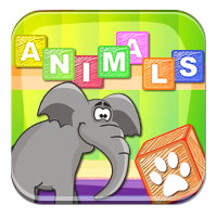 Zwierzęta z dżungli - słówka angielskie - Rozsypany zwierzyniec - Animals - basic level