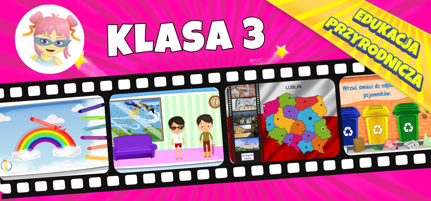 Przyroda klasa 3 - Filmy prezentujące, jak Zdobywcy Wiedzy uczą przyrody